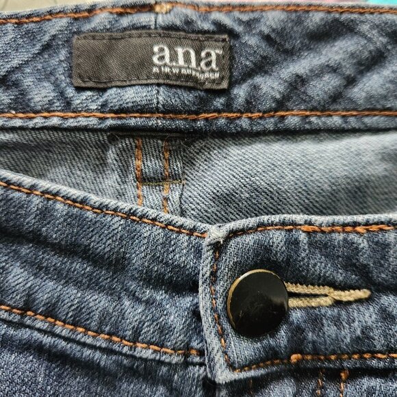 ana Jeans Women's Size 16 Mid Rise Blue 5-Pocket Design Modern Fit - Picture 4 of 11